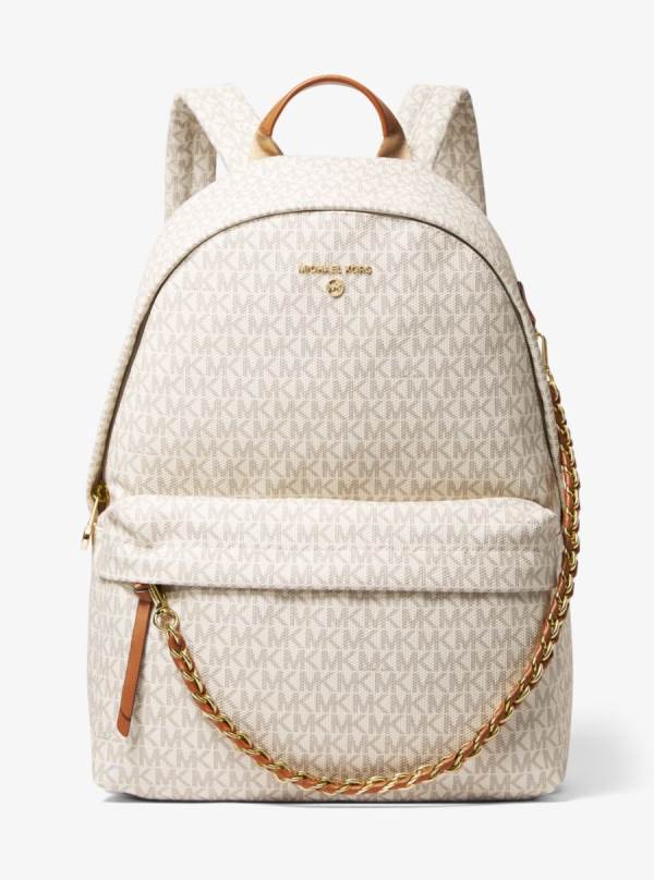 Damske Batohy Michael Kors Slater Large Logo Hnedožltý Hnede - Kabelky Michael Kors Vypredaj | AVNSC-8091